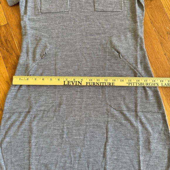 G/Fore G4 Golf Womens Sweater Dress M Gray Wool NWT MSRP $295 - Picture 7 of 12